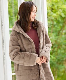 Tiaclasse L 【洗える】体型カバーも叶うMIX糸ニットチュニック