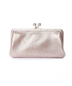 UNBILLION perche アクリル玉がま口長財布