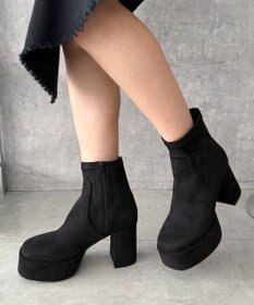 WEGO ストレッチヒールショートブーツ