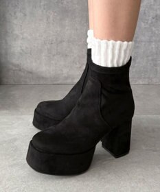 WEGO ストレッチヒールショートブーツ