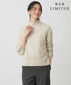 J.PRESS LADIES 【WEB限定】YAK BLEND ハイネック ニット 【WEB限定】ライトベージュ系