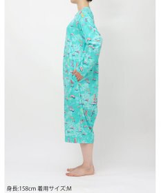 tsumori chisato SLEEP ツモリチサト ルームウエア ネグリジェ 綿100%(本体) 長袖 ロング丈 ロンパース ラグランスリーブ レディース UNX502 /ワコール