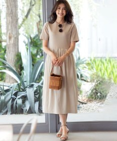 組曲 【WEB限定】コンビネーションコクーンワンピース