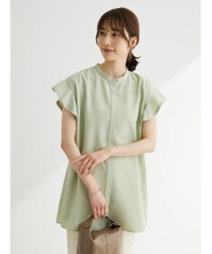 Green Parks 接触冷感　比翼シャツチュニック
