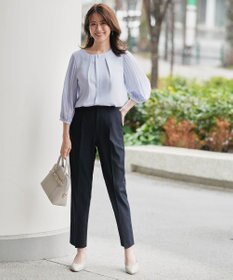 ANY SIS L スマートビューティストレッチ テーパードパンツ