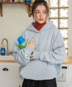 WEGO 【ユニセックス着用ITEM/MLXLサイズ展開/新色追加/裏起毛】スウェットプルパーカー