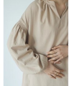 Green Parks ａ．袖ギャザーボリュームワンピース