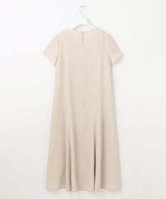 自由区 【カタログ掲載・接触冷感・UVカット・洗える】リネンミックスツィル ワンピース
