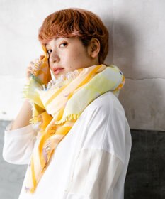 POLS コットン・キュプラ FUSAスカーフ