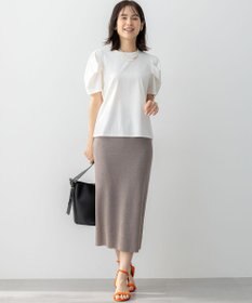 組曲 GIZAコットンタックスリーブ Tシャツ