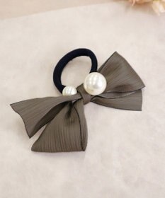 Tiaclasse パール×リボンヘアゴム