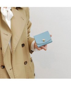 UNBILLION perche カラーコンビ3つ折り外ガマウォレット