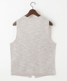 JOSEPH ABBOUD 【キングサイズ・軽い/洗える】スラブギマボーダーニットベスト