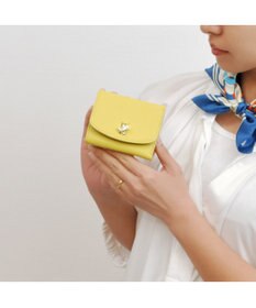 UNBILLION perche カラーコンビ3つ折り外ガマウォレット