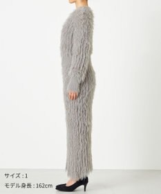 NAVE 【ReNAVE・洗える】メルティーシャギーニット プルオーバー