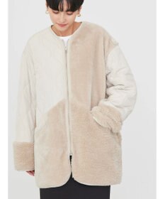 AMERICAN HOLIC キルポカボアＭｉｘキルティングコート