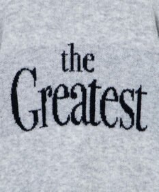 WEGO フラッフィーロゴジャガードニットプルオーバー