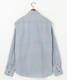 JOSEPH ABBOUD 【エコ素材】 ヘキサゴンジオメトリックパターン シャツ