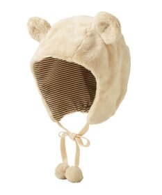 MIKI HOUSE HOT BISCUITS 【ミキハウス】【44-50cm】 マイクロファー フード