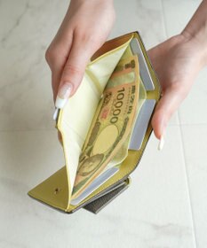 ACE BAGS & LUGGAGE 【新色登場】 Jewelna Rose ブリヨン 本革 三つ折り財布 15141