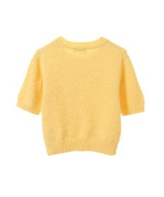 earth music&ecology ツイストブークレ半袖プルオーバー