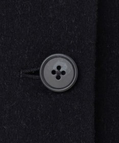 J.PRESS LADIES L ウールナイロンリバーチェック フード付き コート