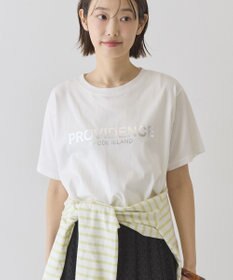 AMERICAN HOLIC SILVERプリント半袖Tシャツ