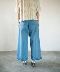 GRACE CONTINENTAL ボックスタックデニムパンツ