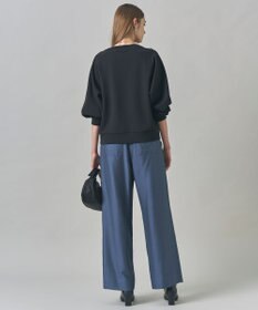 ICB L 【洗える】ジョーゼットジャージー  ドルマンスリーブプルオーバー