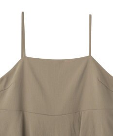 YECCA VECCA ドライタッチペプラムサロペット