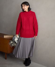 ANY 【大好評につき新色登場/洗濯機可/ウエストゴム】プリーツスカート