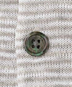 JOSEPH ABBOUD 【キングサイズ・軽い/洗える】スラブギマボーダーニットベスト