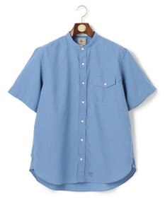 J.PRESS MEN 【HYBRID LINEN】 バンドカラーシャツ