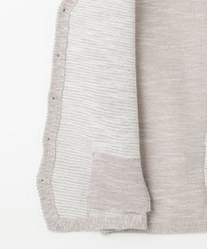 JOSEPH ABBOUD 【キングサイズ・軽い/洗える】スラブギマボーダーニットベスト