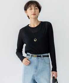 23区 【Oggi5月号掲載/洗える】シアー レイヤード TEE