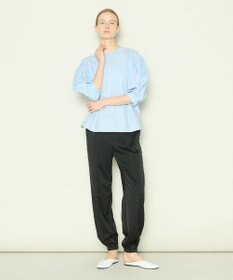 JOSEPH 【洗える】コットンシルク　ラウンドネックブラウス