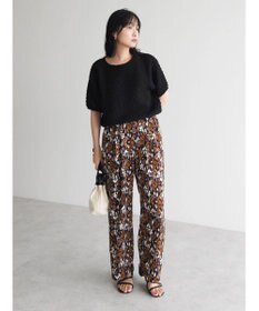 Green Parks アート柄イージーパンツ