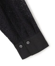 UNFILO ブロックレース バンドカラーシャツ