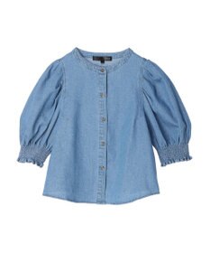 Green Parks ・ＳＵＧＡＲ　ＳＰＯＯＮ　デニムパフブラウス