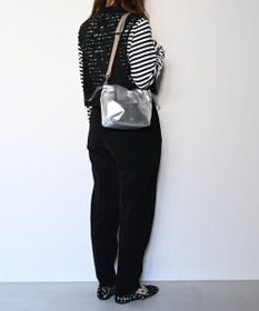 blancle メタリックレザー ドローストリング2wayバッグ