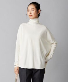 ICB 【洗える】 ヴィスコースワイド タートルネックプルオーバー