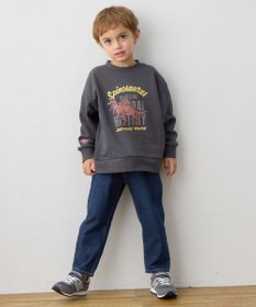 ANY KIDS 恐竜プリント 裏毛トレーナー