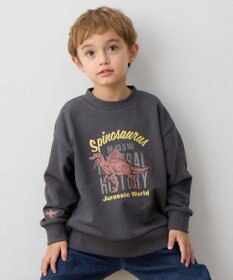 ANY KIDS 恐竜プリント 裏毛トレーナー