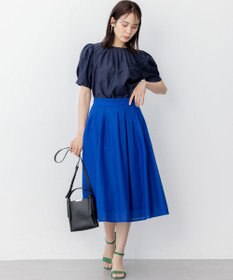 組曲 L ソフトローンパフスリーブ ブラウス