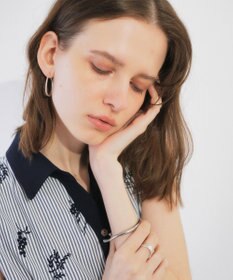 YECCA VECCA メタルフープピアス