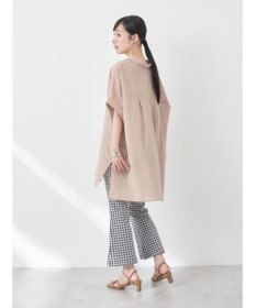 earth music&ecology 配色ステッチＢＩＧシャツ