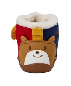 MIKI HOUSE HOT BISCUITS 【11.5-13.5cm】 かかと顔ドン あったかボア付き ファーストシューズ