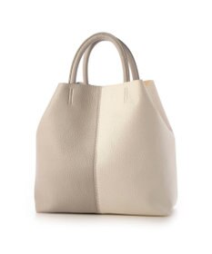 UNBILLION カシュカシュ cachecache / バイカラーフェイクレザートート