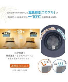 ATRENA 体感-10℃ コカゲル MW バケットハット