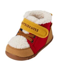 MIKI HOUSE HOT BISCUITS 【11.5-13.5cm】 かかと顔ドン あったかボア付き ファーストシューズ